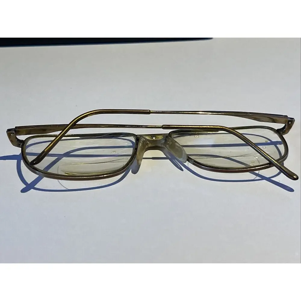 Morel Eyewear Vintage Eyeglasses 56-16-145 France Metal Aviator Frames Only